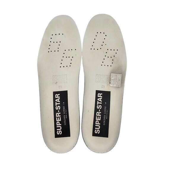 Golden Goose Superstar Nordstrom Black Leather Iridescent Star Size 38 US 8 - Picture 8 of 9